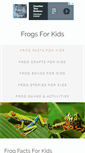 Mobile Screenshot of frogs4kids.com